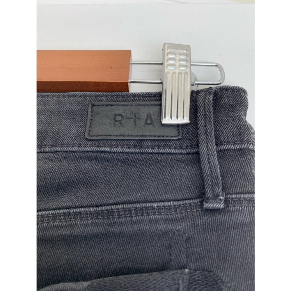 RtA Kiki Kick Flare Cropped Jeans 28 - Picture 9 of 14